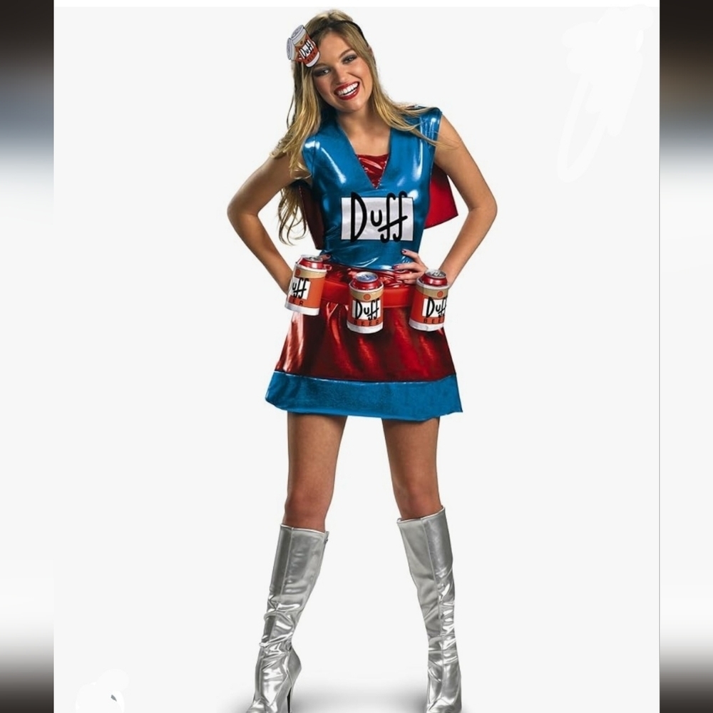 The Simpsons Duffwomen Costume Size Small 4-6